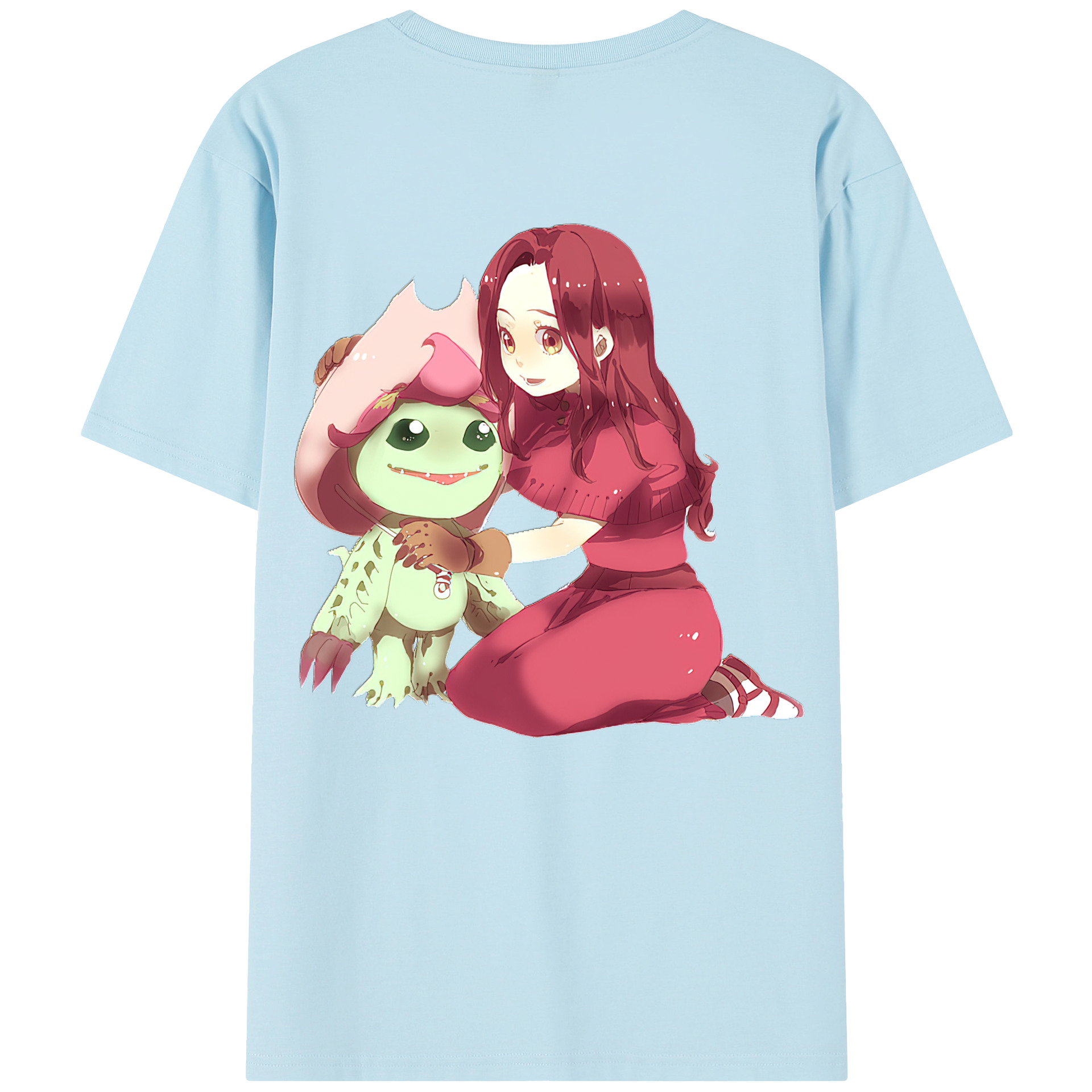 （画像用） Digimon デジタルモンスター/デジモン 綿100％半袖Tシャツ（背面プリント）